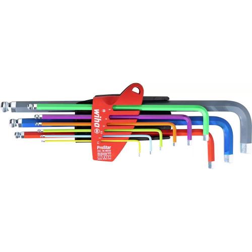 wiha Color Ball Hex Key Set SB369S 9F