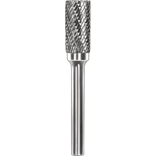 SMATO Carbide Rotary Burr, Cylindrical, End Cut (SB), 6mm Shank, Double Cut