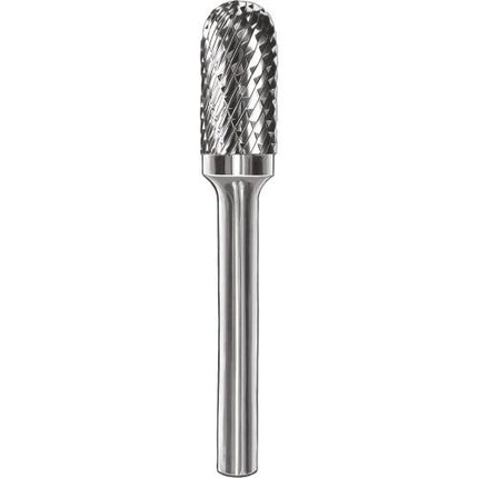 SMATO Carbide Rotary Burr, Cylindrical, Ball Nose (SC), 6mm Shank, Double Cut