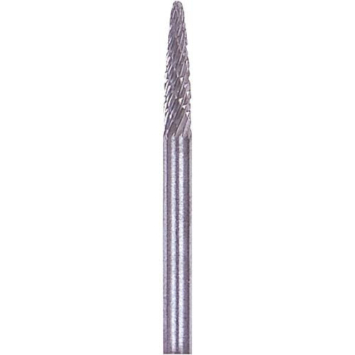 SMATO Carbide Rotary Burr, Tree, Radius End (SF), 3mm Shank, Double Cut, Ø3×12.7mm