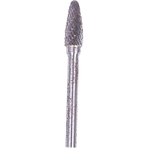 SMATO Carbide Rotary Burr, Tree, Radius End (SF), 3mm Shank, Double Cut, Ø5×12.7mm