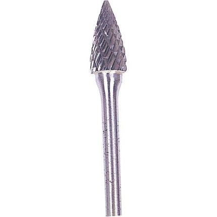 SMATO Carbide Rotary Burr, Tree, Pointed End (SG), 3mm Shank, Double Cut, Ø6.3×12.7mm