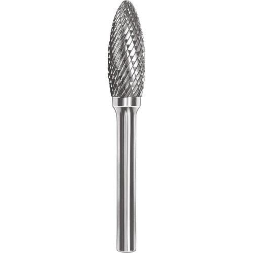 SMATO Carbide Rotary Burr, Flame (SH), 6mm Shank, Double Cut