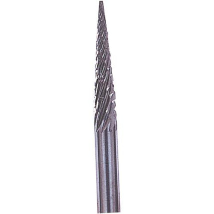 SMATO Carbide Rotary Burr, Taper, Pointed End (SM), 3mm Shank, Double Cut