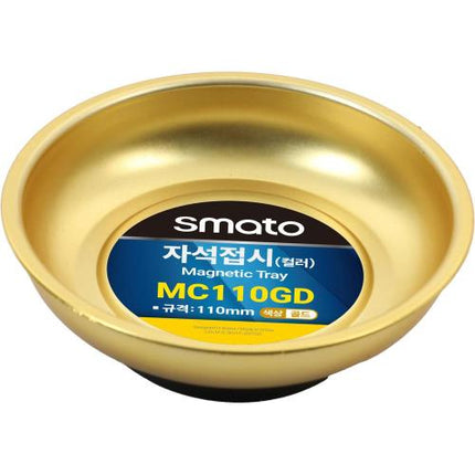 SMATO Color Magnetic Parts Tray MC110RD(RoundType1-Hole-Red)