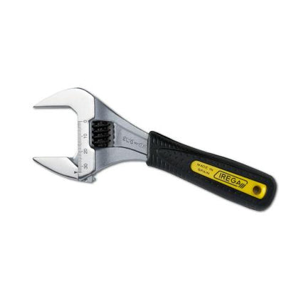 IREGA Wide Jaw Adjustable Wrench Rubber Grip