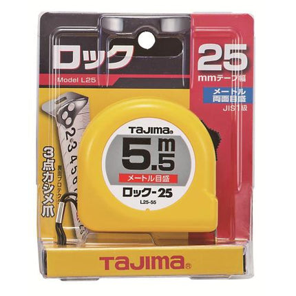 TAJIMA Auto-Lock Tape Measure 5.5–10 m L22