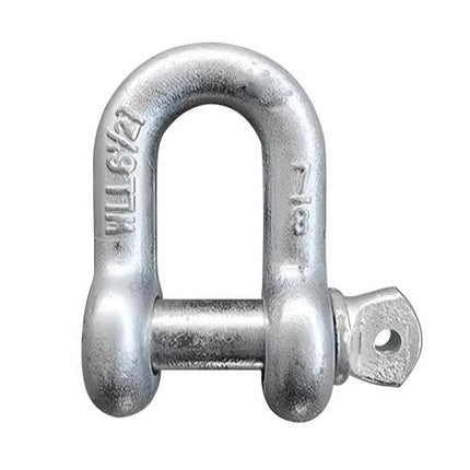 UDT Forged D Shackle, Screw Pin (Alloy), 6.4–25 mm