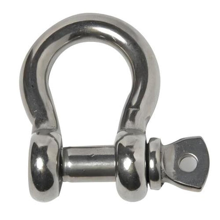 UDT Forged Bow Shackle, Screw Pin, 6.4–25 mm