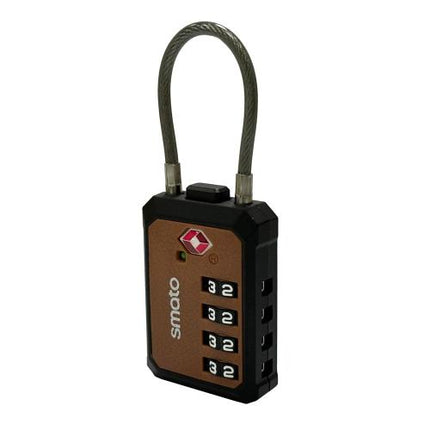 SMATO Combination Cable Lock TSA-Approved NL121