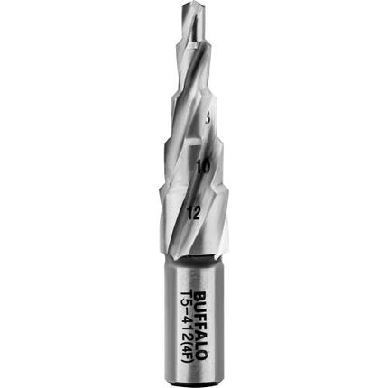 SESHIN BUFFALO 4-Flute Step Drill, Twist Type 12mm–35mm