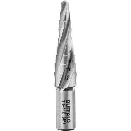 SESHIN BUFFALO 4-Flute Step Drill, Twist Type 12mm–35mm