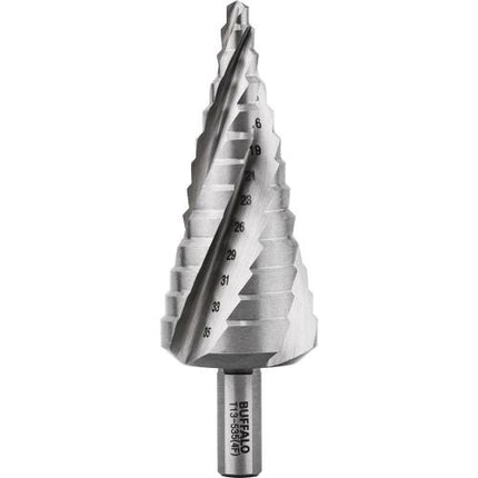 SESHIN BUFFALO 4-Flute Step Drill, Twist Type 12mm–35mm