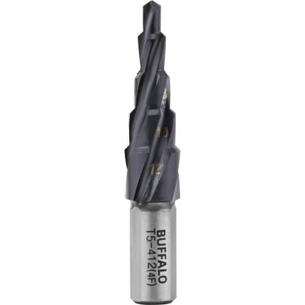 SESHIN BUFFALO 4-Flute HSS-Co Step Drill, Twist Type