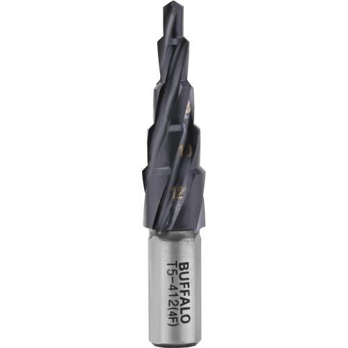 SESHIN BUFFALO 4-Flute HSS-Co Step Drill, Twist Type