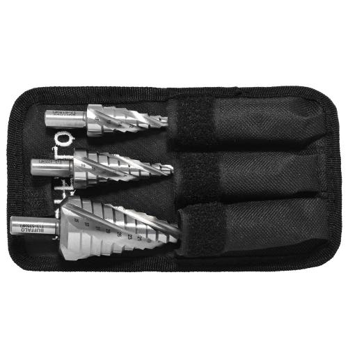 SESHIN BUFFALO 4-Flute Step Drill Set, Twist Type