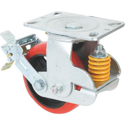 SMATO Shock-Absorbing Caster Swivel with Brake