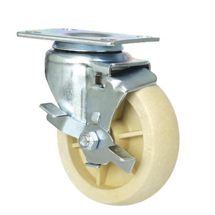 DAESIN Heat-Resistant Caster Swivel with Brake DS2330NGM