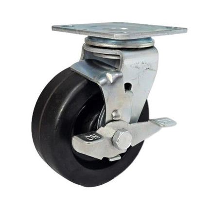 DAESIN Heat-Resistant Caster Swivel with Brake DS2341PHN