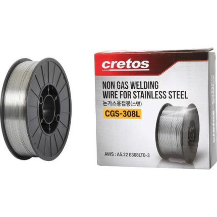 CRETOS Gasless Flux-Cored Wire, Stainless CGS-308L