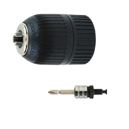 BLUETEC Quick-Change Keyless Chuck