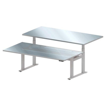 TAEJIN ENG Electric Height-Adjustable Workbench (Double-Sided) TWT1818SUS-EUD-D