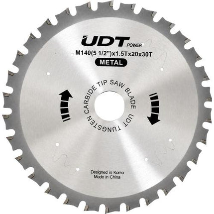 UDT TCT Circular Saw Blade for Metal, Ø140–355 mm