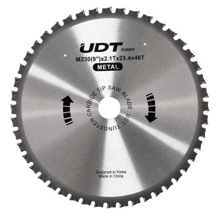 UDT TCT Circular Saw Blade for Metal, Ø140–355 mm