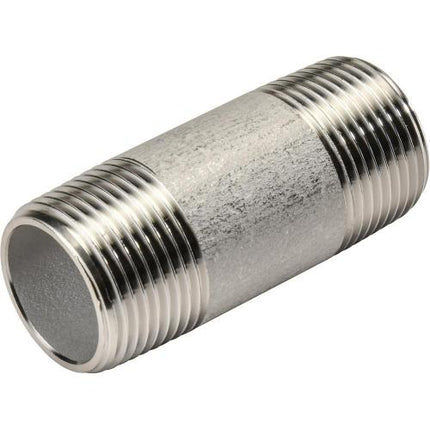 CDC Stainless Threaded Medium Nipple