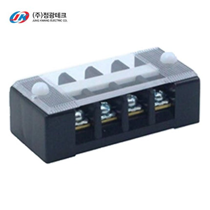 JUNGKWANGTECH Fixed Terminal Block, 20A, 4P (Pack of 10) JK-FT-20-4