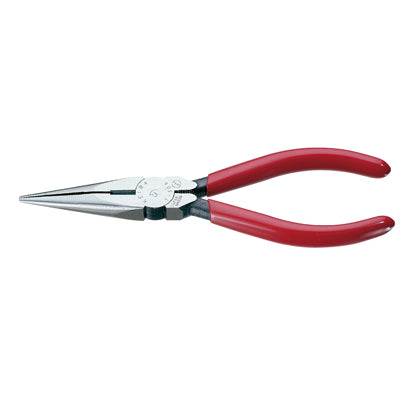 KEIBA Long Nose Pliers, Heavy-Duty T-306S 150mm(6)/spring attached