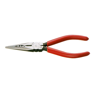 KEIBA Long Nose Pliers with Crimping Function T-346