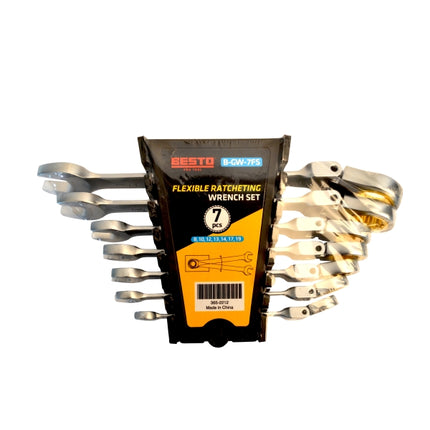 BESTO Flexible Gear Ratchet Wrench Set (7PCS) B-GW-7FS