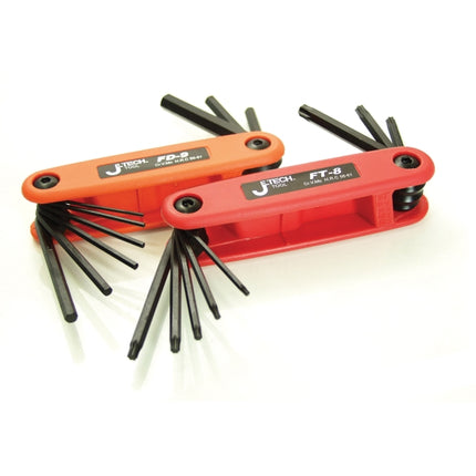 JETECH Folding Hex Key Set FD-9 1.5,2,2.5,3,4,5,5.5,6,8(mm)