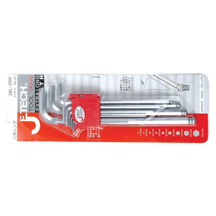 JETECH Ball Point Hex Key Set, 9-Piece, Super Long SBL-2000