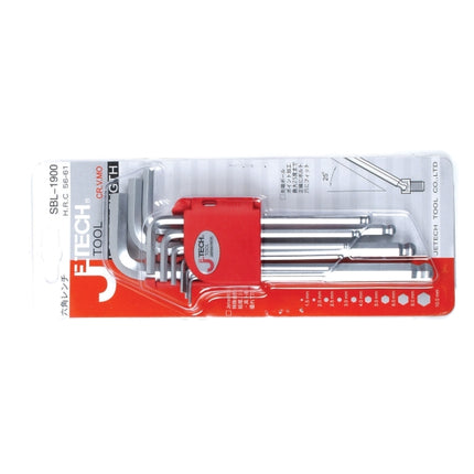 JETECH Ball Point Hex Key Set, 9-Piece SBL-1900 1.5~10mm(M)