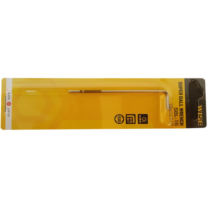 WISE Ball Point Hex Key, Long, Single SBL-015S(WLB330-15 1.5mm(brown), NEW PACKAGE