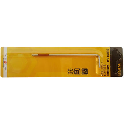 WISE Ball Point Hex Key, Long, Single SBL-020S(WLB330-20 2 mm(red), NEW PACKAGE