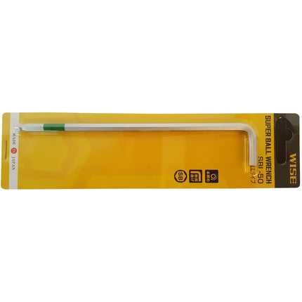 WISE Ball Point Hex Key, Long, Single SBL-050S(WLB330-50 5 mm(green), NEW PACKAGE