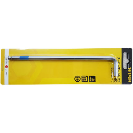 WISE Ball Point Hex Key, Long, Single SBL-060S 6 mm(blue), NEW PACKAGE