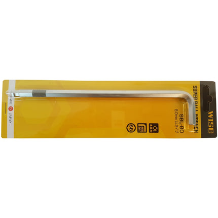 WISE Ball Point Hex Key, Long, Single SBL-080S(WLB330-80 8 mm(gray), NEW PACKAGE
