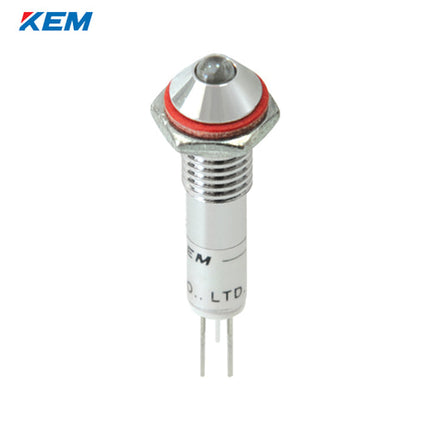 KEM KEM LED Indicator Light, Ø6mm, High-Brightness, AC110V, White KLHU-06A110W