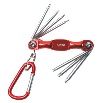BESTO Folding Torx Key Set (Solid Type) B-FTW7