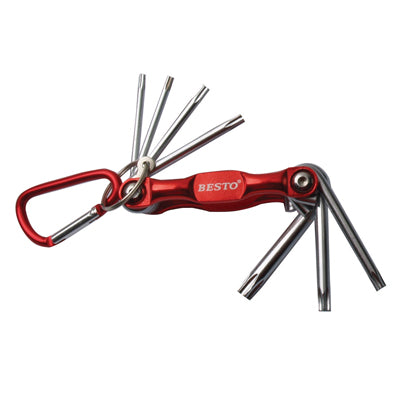 BESTO Folding Torx Key Set (Hole Type) B-FTWH7