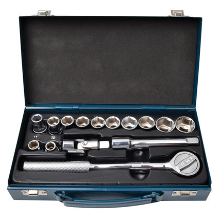 JETECH Socket Set J-SWS-15S 1/2-15PCS