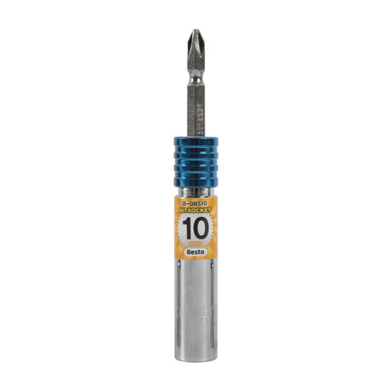BESTO Bit Socket, One-Touch B-QBS10 10mm × 120mm