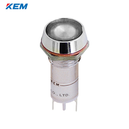 KEM KEM LED Indicator Light, Ø12mm, High-Brightness, DC12V, White KLEU-12D12W
