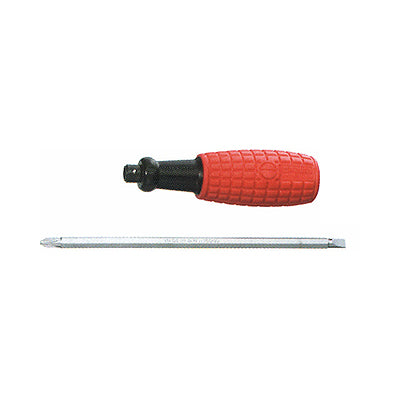 BROWN Screwdriver, Electrician's Dual-Use, Rubber Grip D78-100 6.35 * 100mm