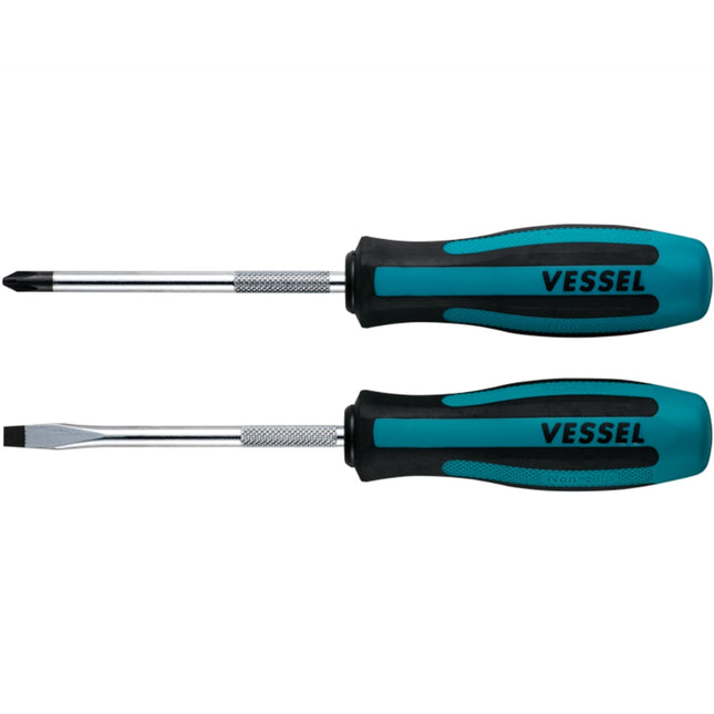 VESSEL Cushion Grip Screwdriver 900-100A 6.0×100mm(+)