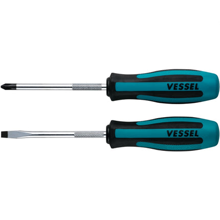VESSEL Cushion Grip Screwdriver 900-100B 6.0×100mm(-)